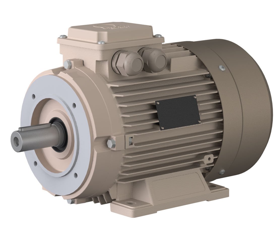 Omega Motor 15 kW, 1500 devir, B34 Ayaklı Flanşlı