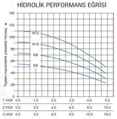 Başak Pompa 1 VGX 8/6 M Paket Hidrofor 1 HP 6 Kat 15 Daire 220 V